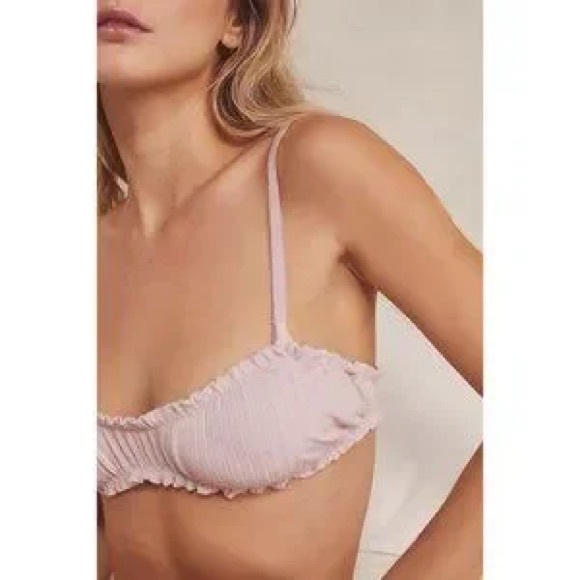 FREE PEOPLE | At Home Pointelle Bralette Lilac Various Sizes Available - Picture 2 of 5